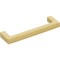 Elements 96 mm Center-to-Center Brushed Gold Square Stanton Cabinet Bar Pull 625-96BG - alternate 7